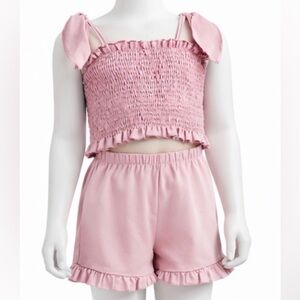 Pink Short Set